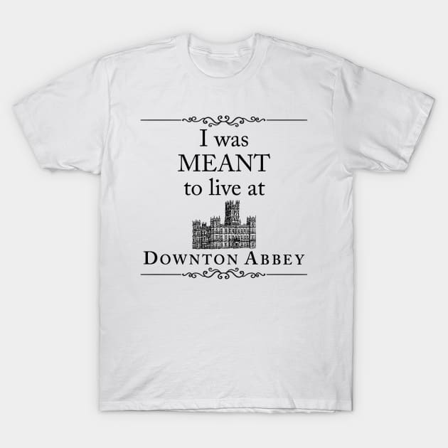 I was MEANT to live at Downton T-Shirt by garzaanita